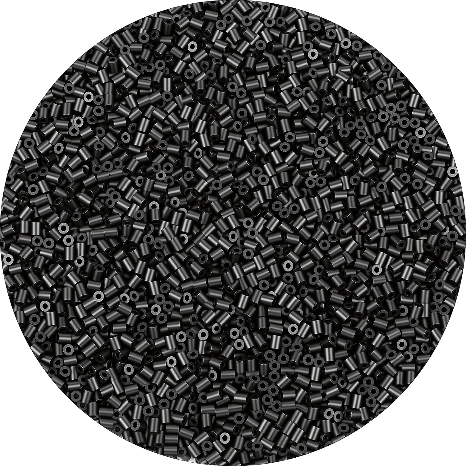 10000 count 2.6mm Mini Fuse Beads Black Refill Kit | Plastic Melt Beads For DIY Pixel Art,  Craft,  , Creative  Projects