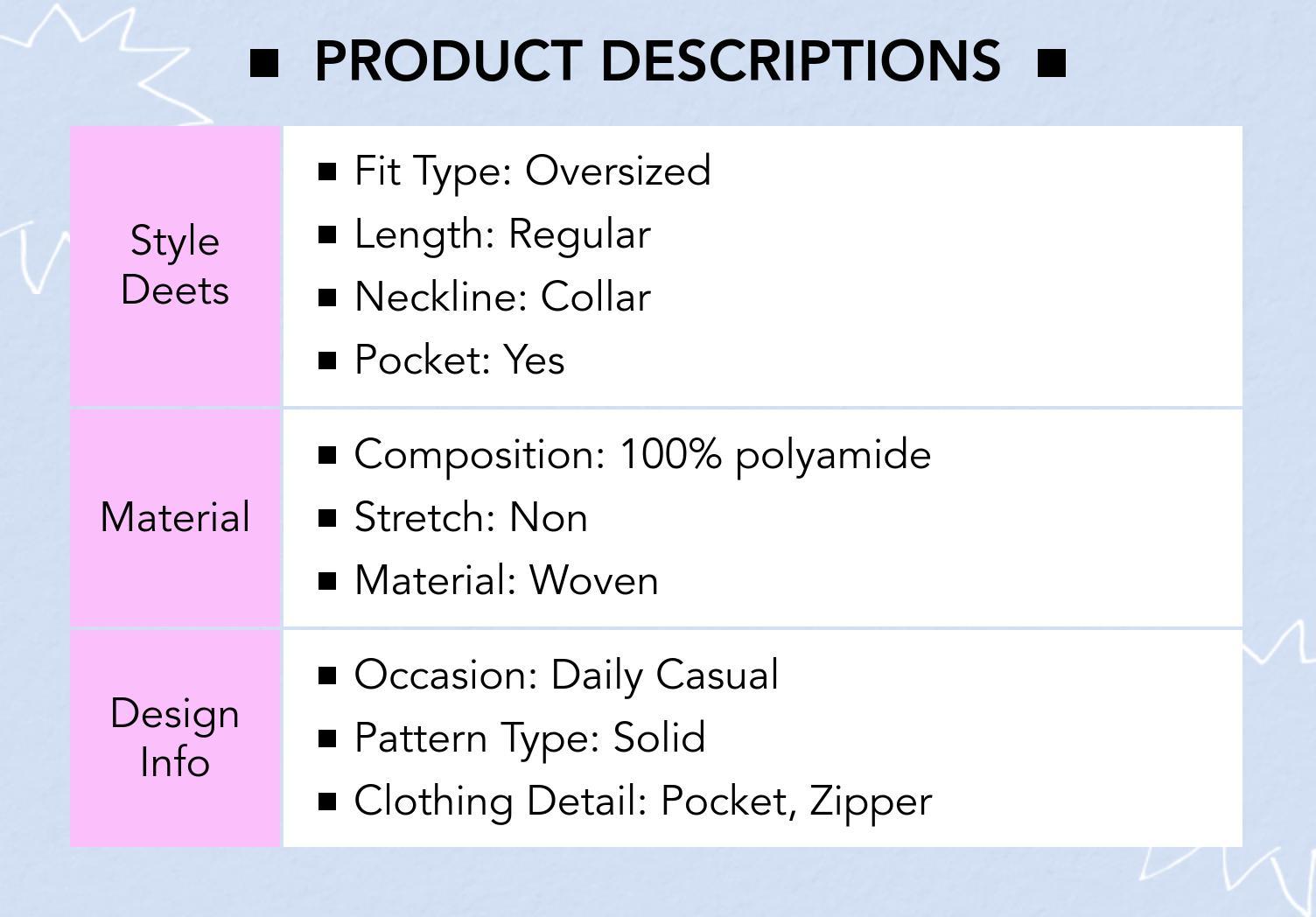 Cider [size 2-10] Collar Solid Zipper Windbreaker
