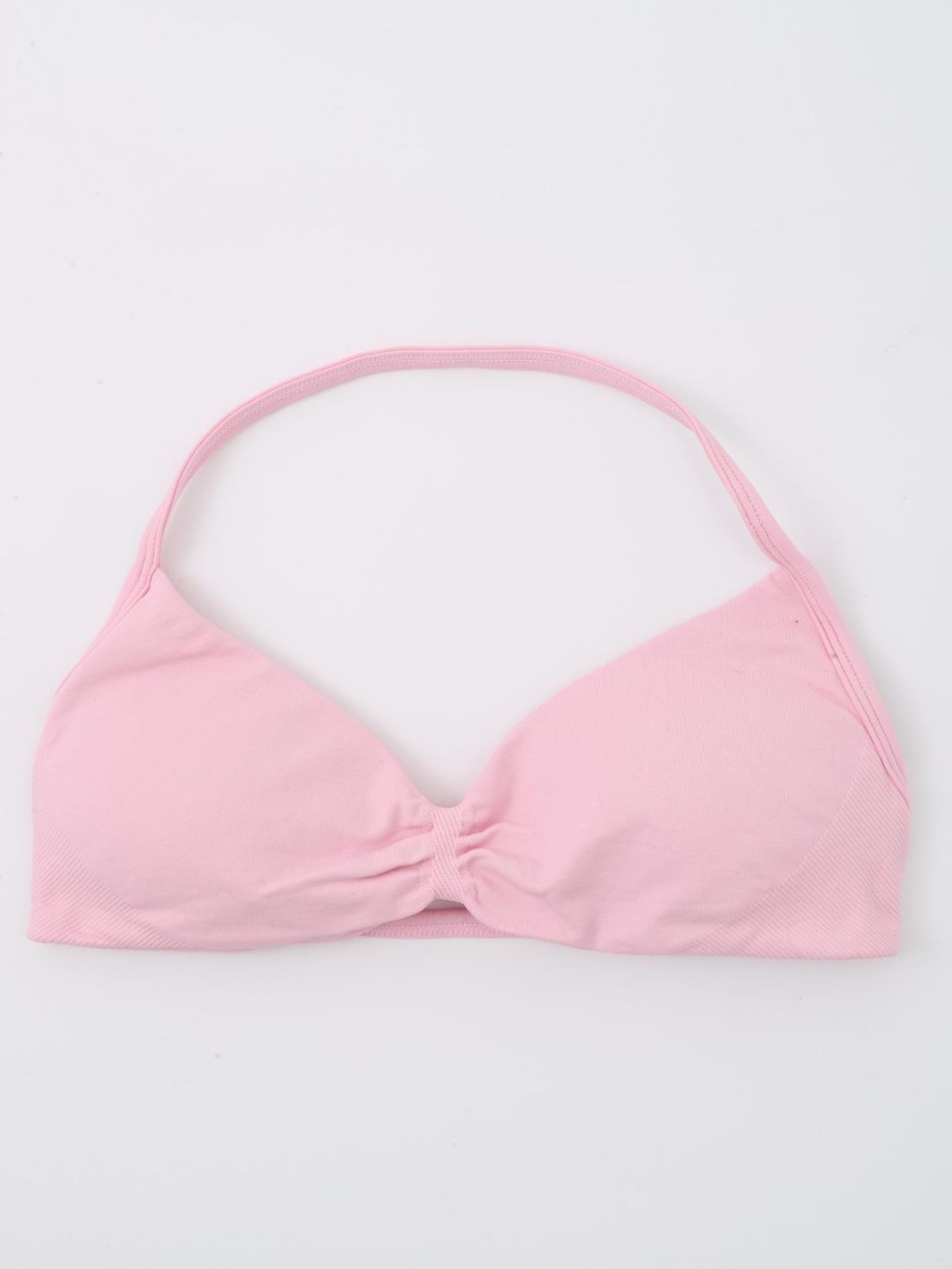 Women's Solid Color Strappy Sports Bra, Breathable Comfortable Backless Padded Impact Strappy Bra, Quick Drying Running Fitness Sports Bra