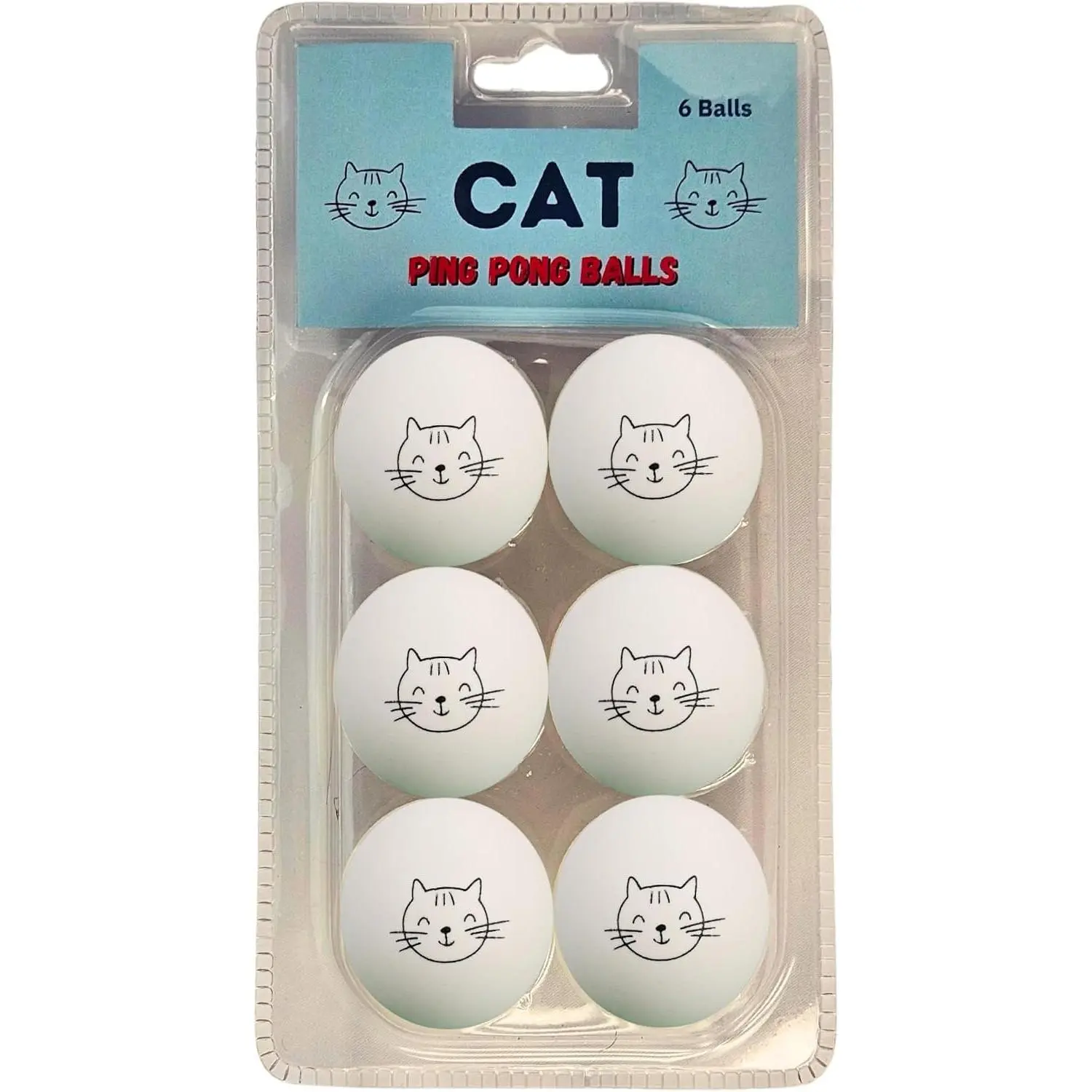 Ping Pong Balls for Cats, 6 Pack, Enrichment Toys,  Lovers  Ideas, Ball Pits, Bouncy