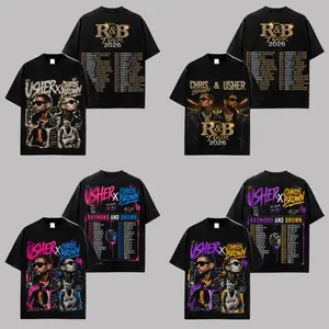[Collection] New Date The R&B Tour 2026 : Raymond & Brown Premium Cotton T-Shirt, R&B Music Duo Graphic Tee, Urban Hip Hop Soul Streetwear Shirt, Breezy Concert Tour Merch, Gift for R&B Fans, Vintage Music Tee