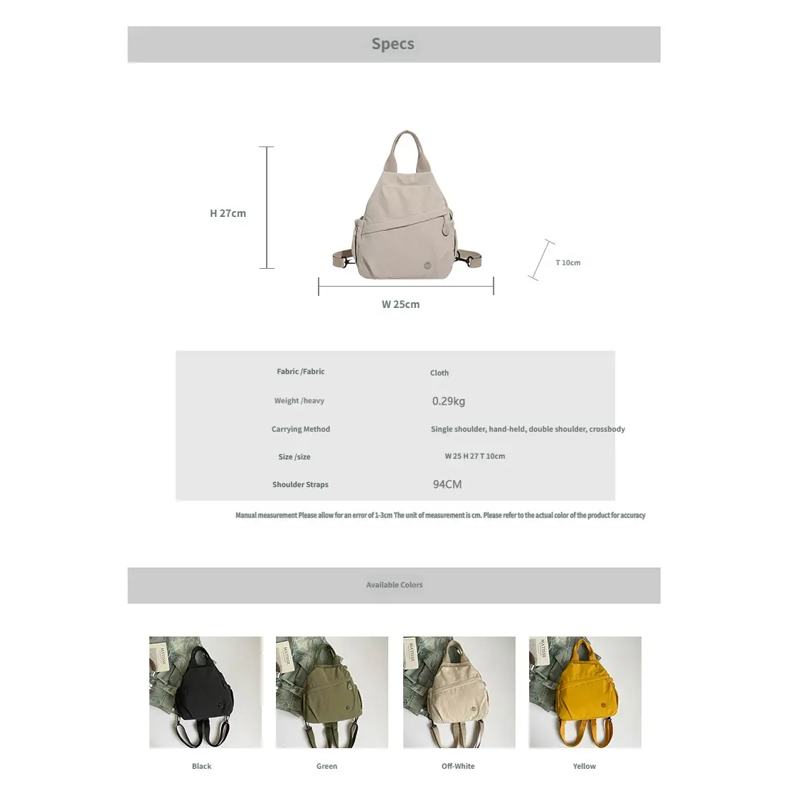 Women Trendy Mini Crossbody Chest Bag, Large Capacity Outdoor Travel Shoulder Backpack, Multi-Wear Lightweight Daily Storage Bag