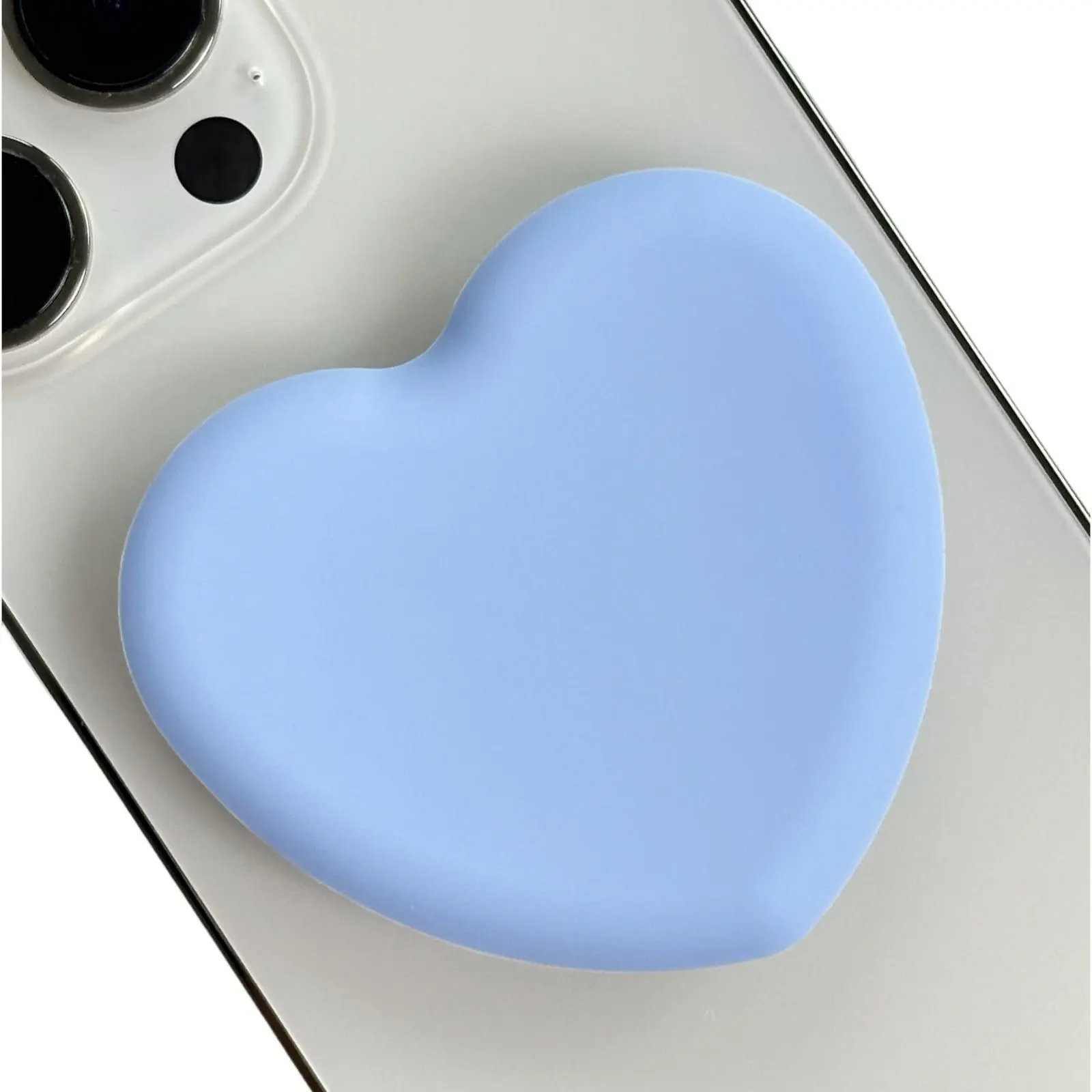 Heart-Shaped Phone Grip Stand Holder, Multifunctional Cell Phone Holder, Multipurpose Foldable Desktop Stand and Adhesive Grip, Hands-Free Viewing and Stable Support for Smartphones Tablet, Adjustable, Mount, Folding