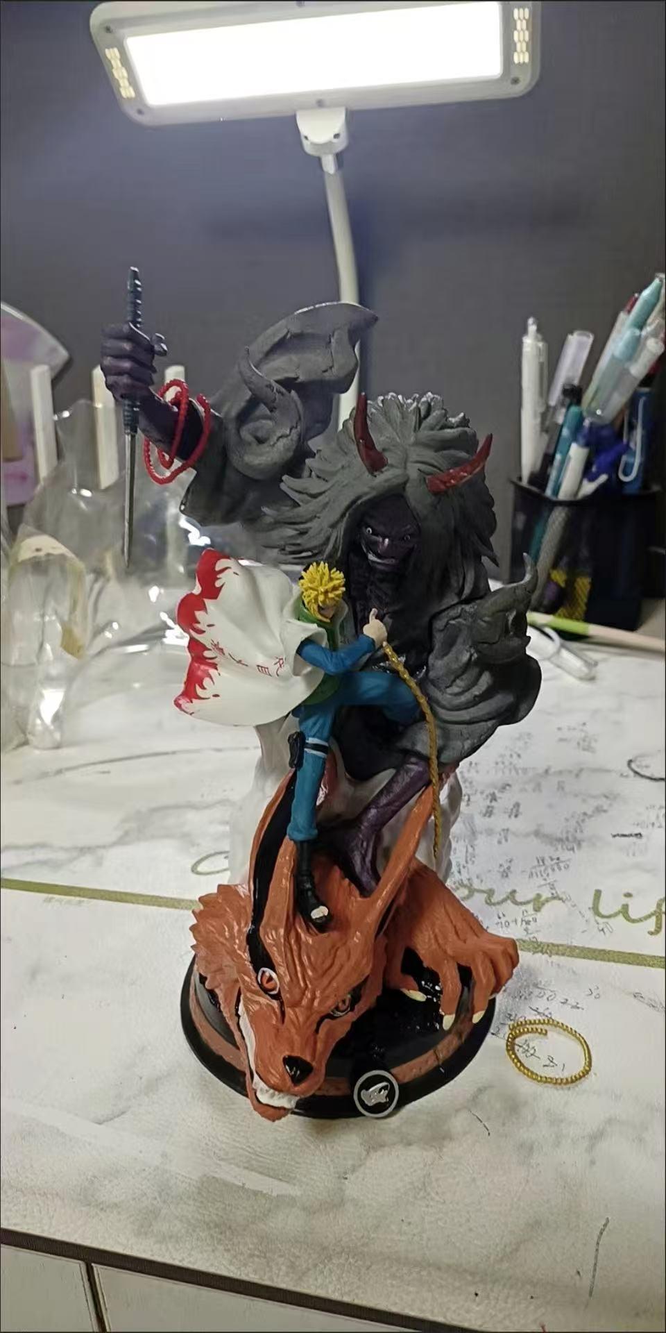 2026 New Naruto Anime Yellow Flash Namikaze Minato Action Figures Pvc Gk Statue Model Desktop Decoration Collection Toy Gifts