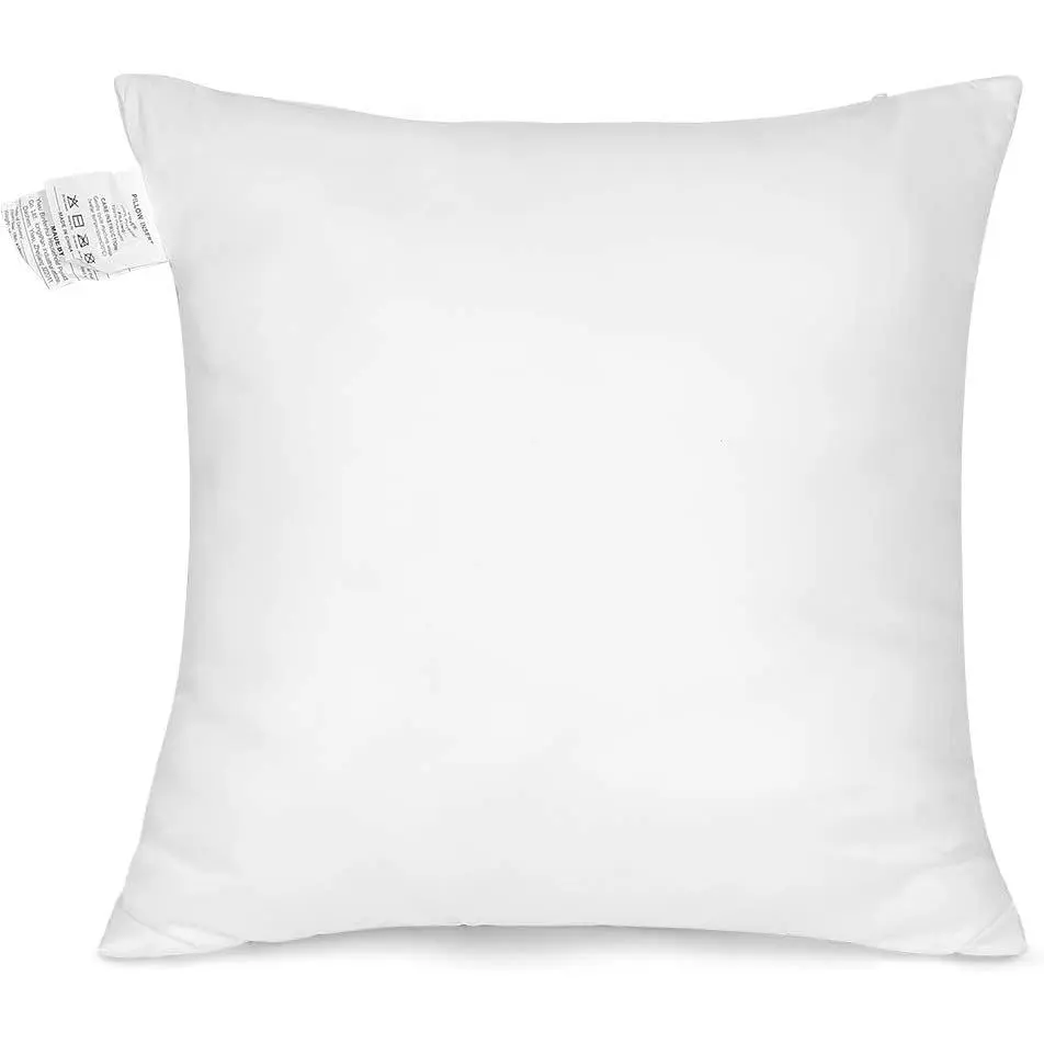 Throw Pillow Insert Square Form Cushion Stuffer for Couch, Sofa, Bed - Indoor Decorative Pillows Inserts 16x16 Inch