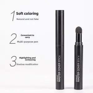 2-in-1 Waterproof Eyebrow Pencil & Hairline Contour Stick - Smudge-Proof Peel-Off Gel Beauty Tool for Forehead & Sideburns Shadow Filling, Beard Tinting, Multi-Use, Buy 1 Get 1 Free hair-like stroke spoolie brush