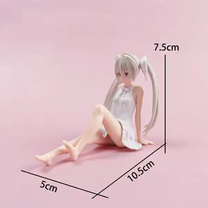 Anime Figure Cartoon kawaiii Yosuga no Sora Kasugano sitting position Action Host Computer Chassis Decor car Ornamen