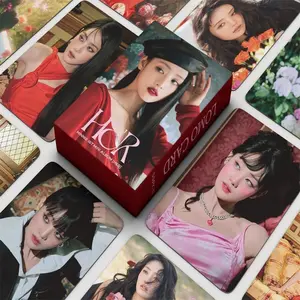55pcs/set (G)I-DLE Golden Minnie Album LOMO Card MINNIE SOLO Single HER High Quality HD Photo Card Fan Girl Collection Gift