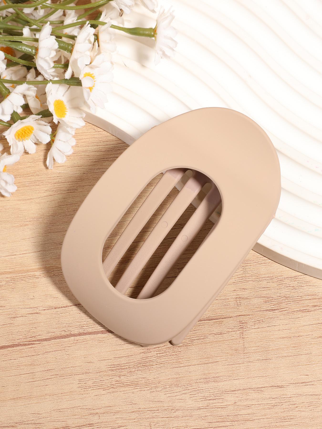 Fashionable Hair Claw Clips, Casual and Versatile Hair Accessories for Women, Minimalist Headwear Suitable for Thick Hair, Flat Claw Clips