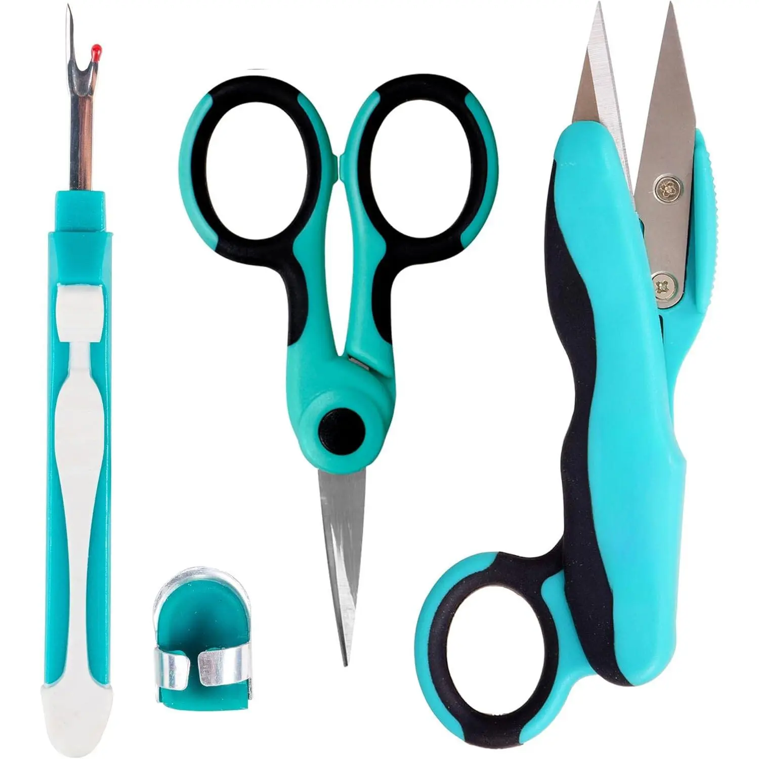 Sewing tool set (including scissors and thread remover)