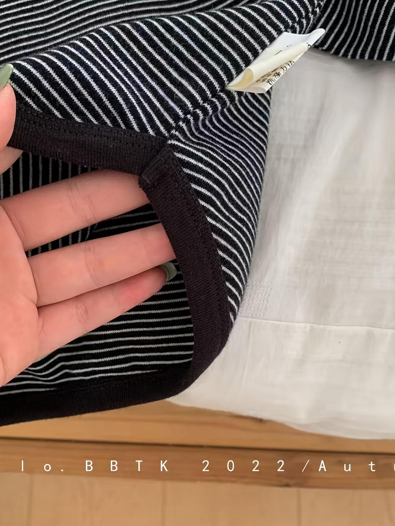 Four-Season Base Layer Shirt for Kids, New Spring Style Long-Sleeve Tee for Boys, Striped Base Layer Apparel for Girls, Wholesale Clothing, Model for 2025