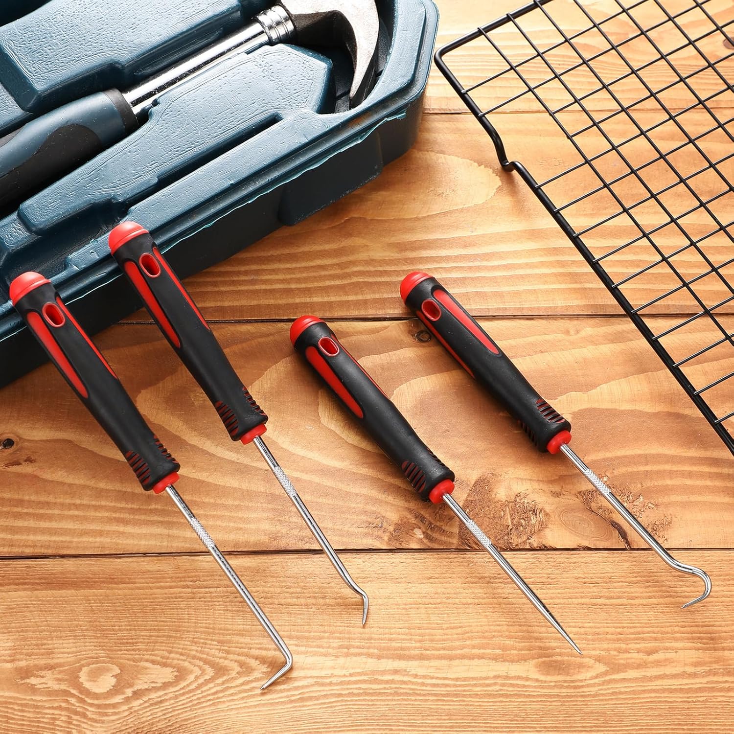 4/12pcs Pick and Hook Tools Set, Pick Tool Set Car Auto Oil Seal/O-Ring Seal Gasket Pick Hooks Puller Remove,Assembly & Disassembly Tools for Car Repair, Mechanic Tools, Automotive Maintenance Tools