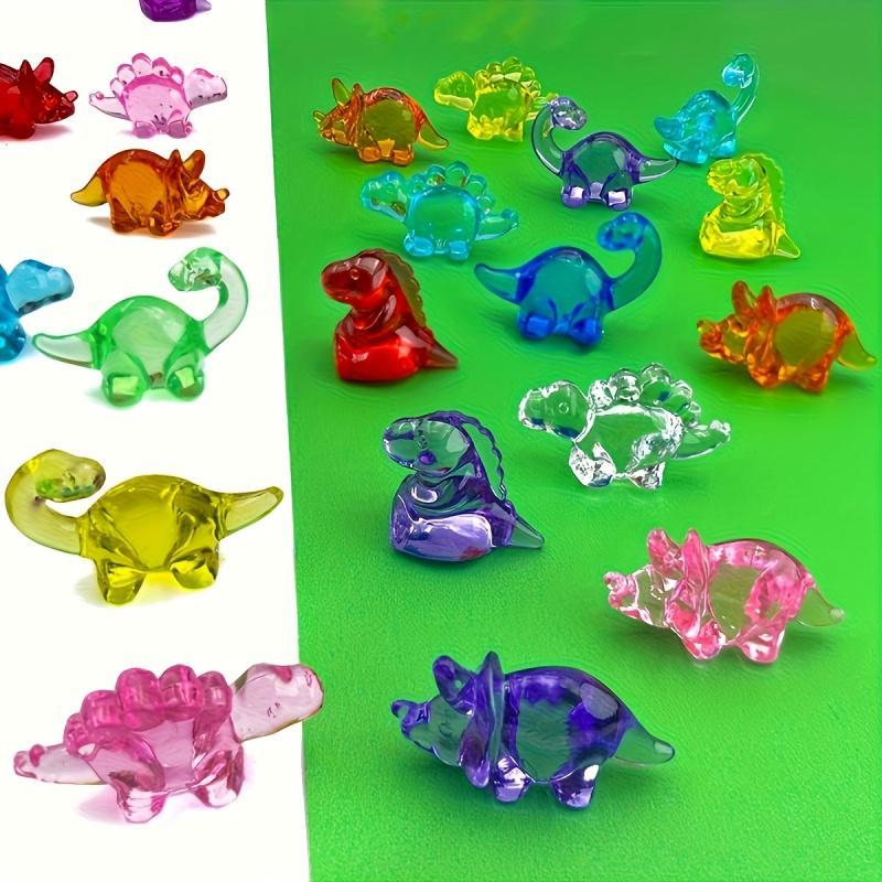 Mini Dinosaur Decoration, 50pcs Cute Collectible Figurines Dinosaur Ornament, DIY Decorative Accessories for Home & Office & Party