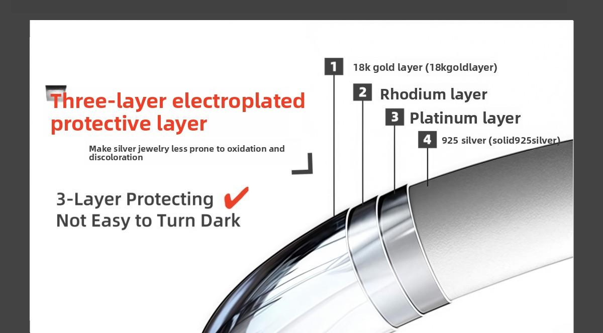 Unique Hip Hop S925 Half Circle Moissanite Ring for Men's High-End Style