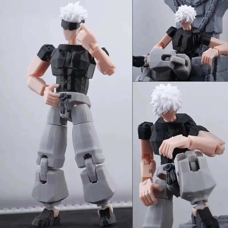 9L3D Printed Titan 13 Jujutsu Kaisen Mahoraga Figure Dummy 13 Lucky 13 Multi-Jointed Poseable Anime Model Collectible Toys Gifts