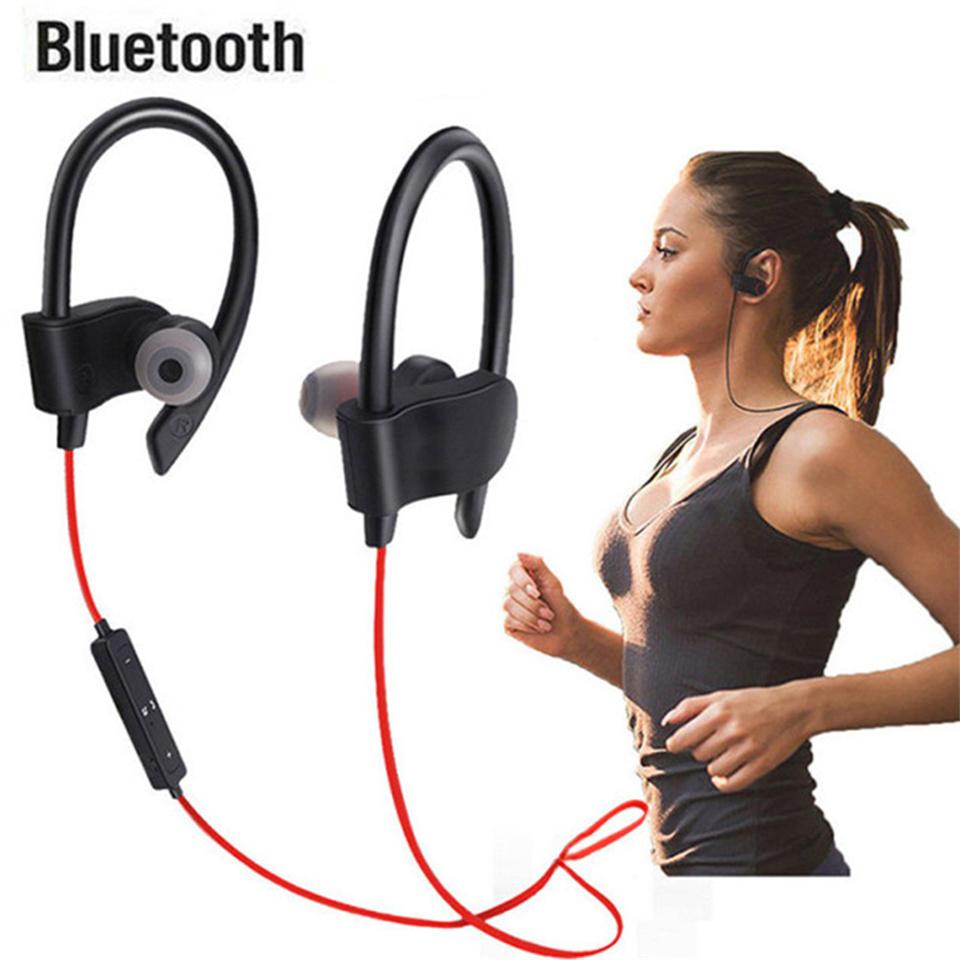 Wireless Bluetooth Headphones Stereo Hook Headset Music Sport Earphone Gaming Handsfree Earphone for All Smart Phones
