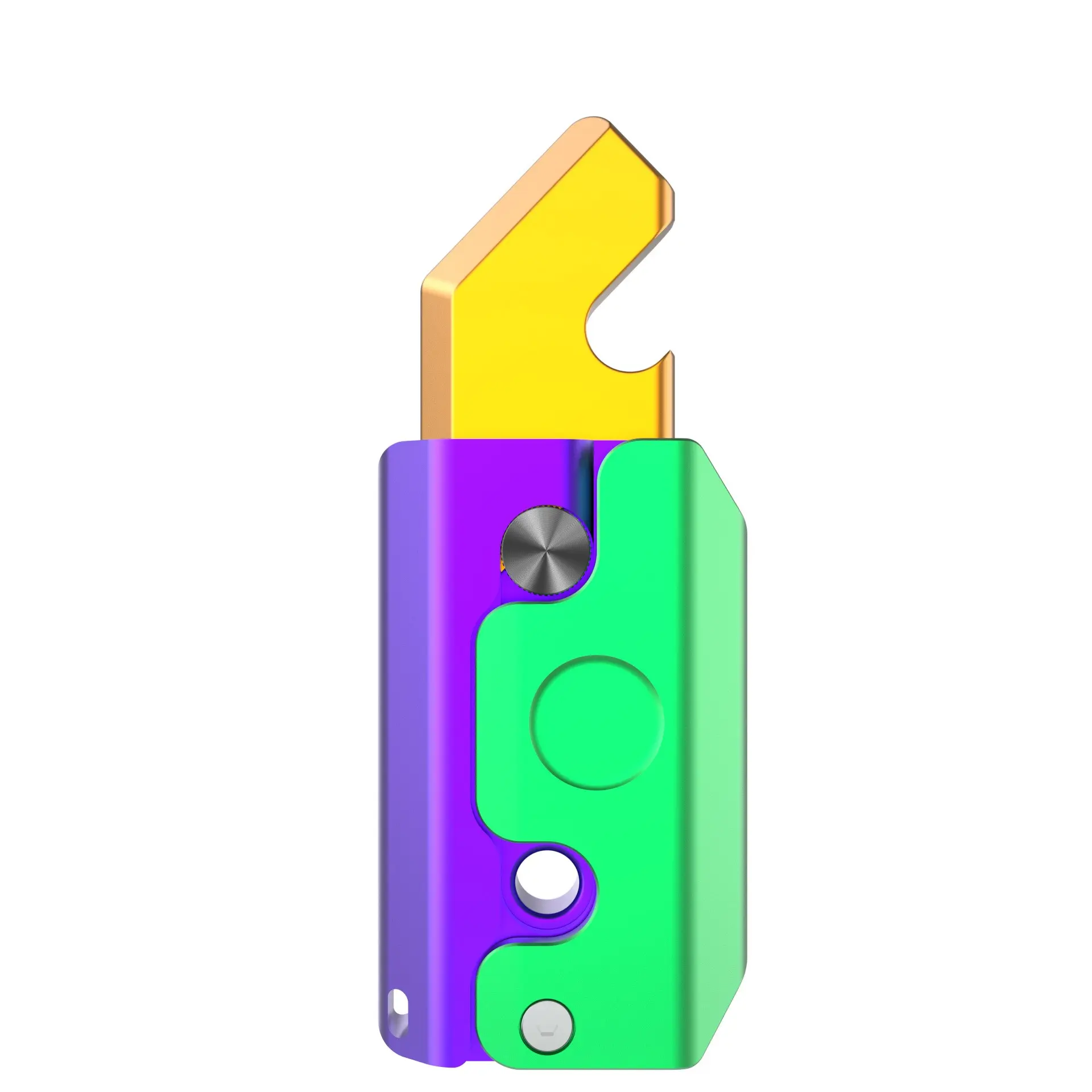 3D Gravity Radish Knife 2nd Upgrade Version Portable Bottle Opener Novelty Finger Toy Daily Stress Relief Fidget Gadget
