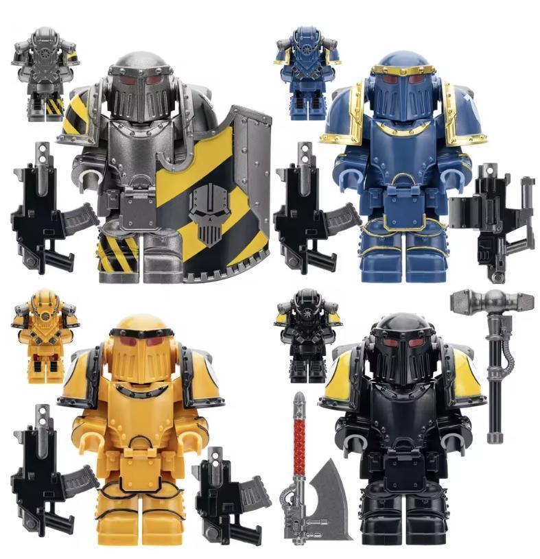 W1336-1341 WM6209 Future Technology Building Blocks Mech Super Soldier Power Armor Mini Action Figure Toys popular