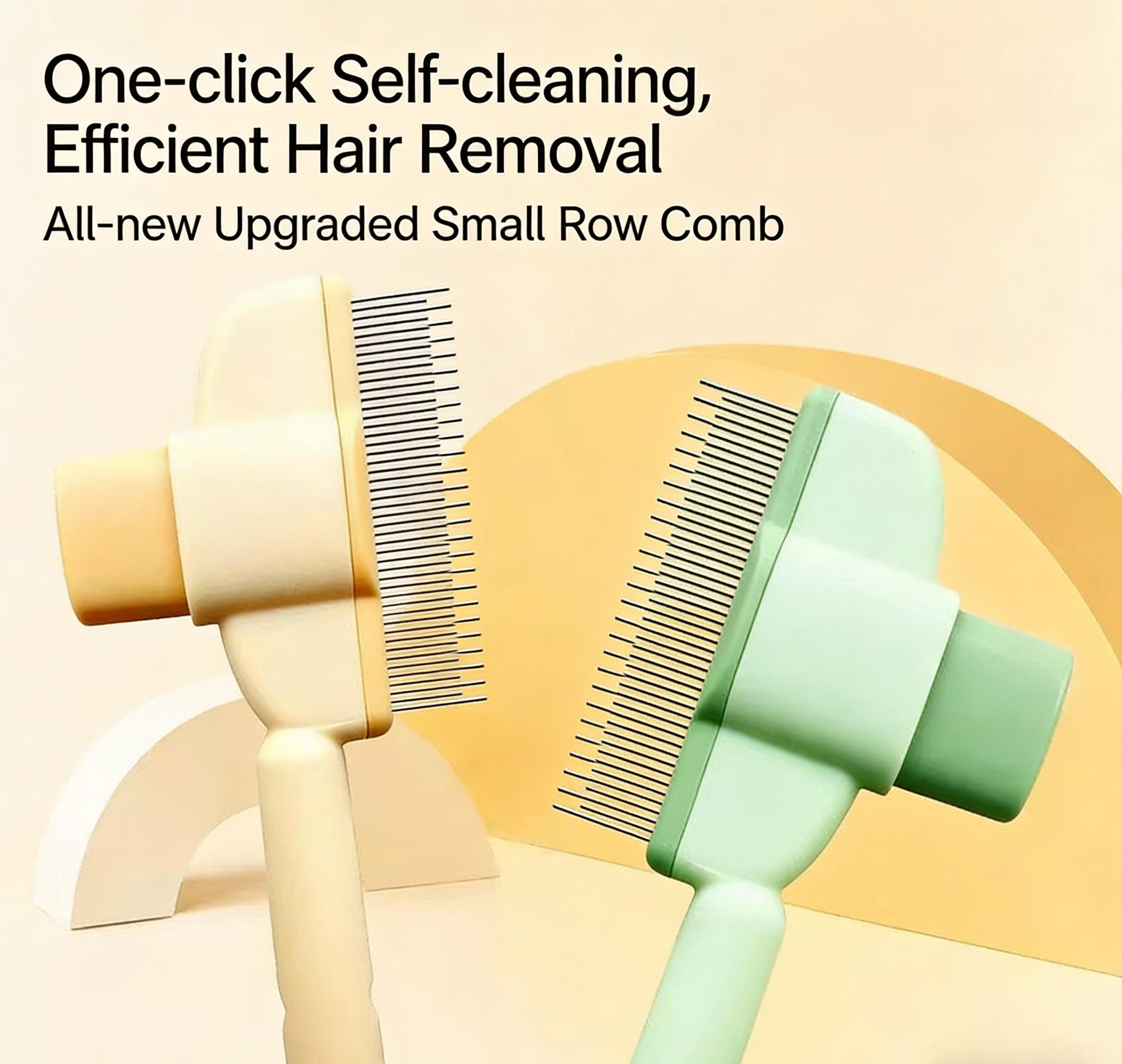 3-in-1 Pet Grooming Kit for Dogs & Cats, Detangling Comb, Flea Comb & Nail Clippers, Ideal for Long Haired Pets to Remove Loose Fur & Mats