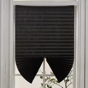 Solid Color Blackout Blinds, 1 Count Self Adhesive Blackout Blinds, Wireless Temporary Window Blinds, Cordless Blinds, Home Decor for Living Room Bedroom Kitchen Bathroom, Blackout Window Cover, Window Shade Cover
