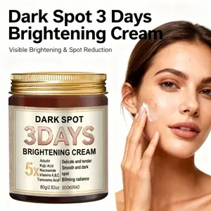 Brightening Cream with Bearberry, Kojic Acid, Niacinamide, Vitamins A/b/c, Tranexamic Acid, Smooth and Radiant, Face Care, Unisex, 80g