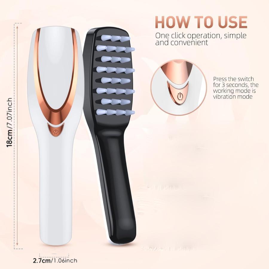 Best-Selling Scalp Massager Comb, Electric Scalp Massage Brush, Vibration  Relax Muscle Promote Hair Growth, Hair Care, Perfect Holiday Gift - TikTok  Shop