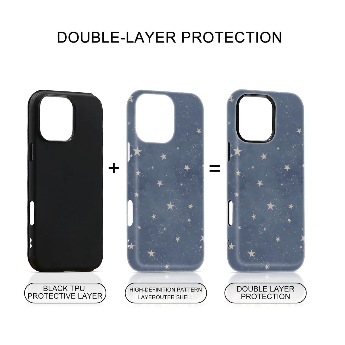 Retro Celestial Pattern Design Mobile Phone Case Drop Proof for iPhone 17 Pro Max/16 Pro Max /15Pro Max 15/14/13/12 & Samsung S26 /S25Ultra Tiktok Hot Selling