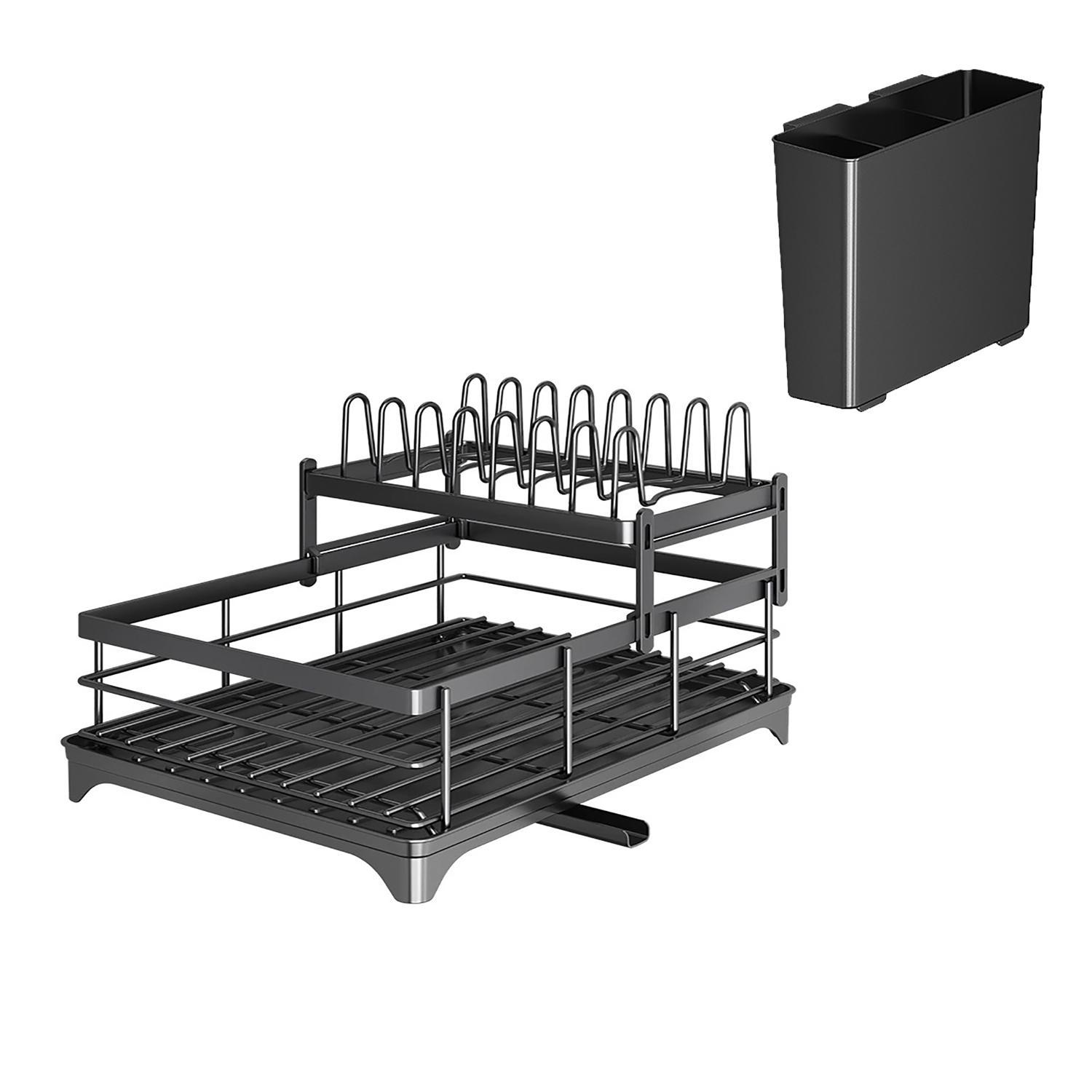 Kitchen Dish Drying Rack, Kitchen Dish Drain Rack, Household Dish Storage Rack, Kitchen Organizer, Home Organizer, Kitchen Accessories