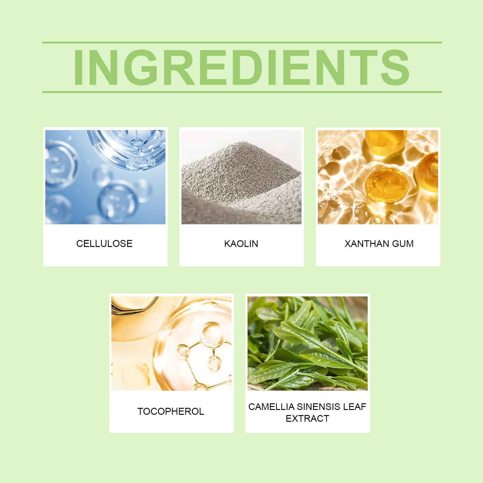 OUHOE Oil Blotting Sheets, Double Oil Control with Cellulose & Kaolin, Green Tea + Vitamin E Antioxidant Care, Makeup-Friendly No Powder Removal, Soft Non-Irritating for Oily Skin, Daily Summer Essential