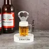 Magnetic Beer Bottle Opener, Acrylic Design, Refrigerator Magnet, Home Decor, Decorative Bottle Opener, Bar Tool, Kitchen Accessory, Modern Cookware, Durable Metal
