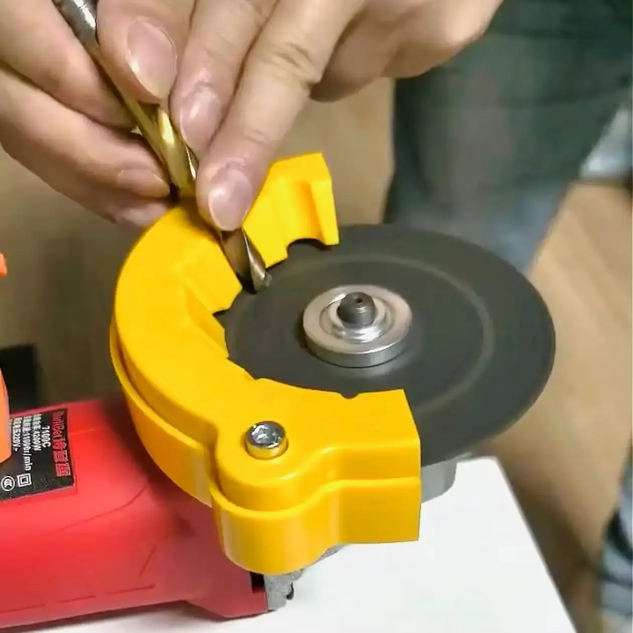 Drill Sharpener MAX 6 in 1 Multi-Specification Drill Grinding Tool Waste Drill Grinding and Polishing Auxiliary Tool