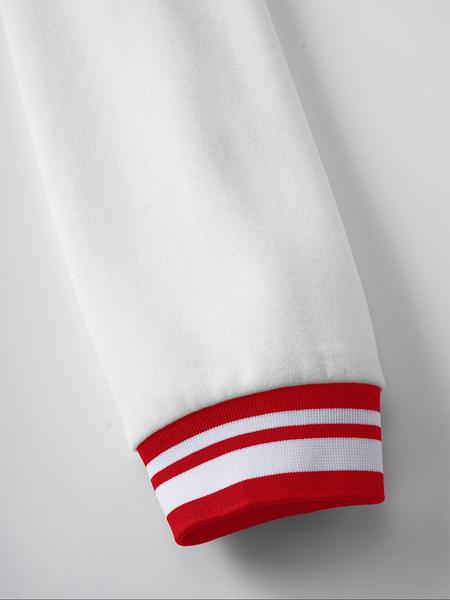 Men's Letter Print Slogan Baseball Jacket & Pants Two-piece Set, Loose Casual Long Sleeve Baseball Collar Outerwear & Trousers for Daily Wear, Men's Two-piece Outfits for Fall & Winter