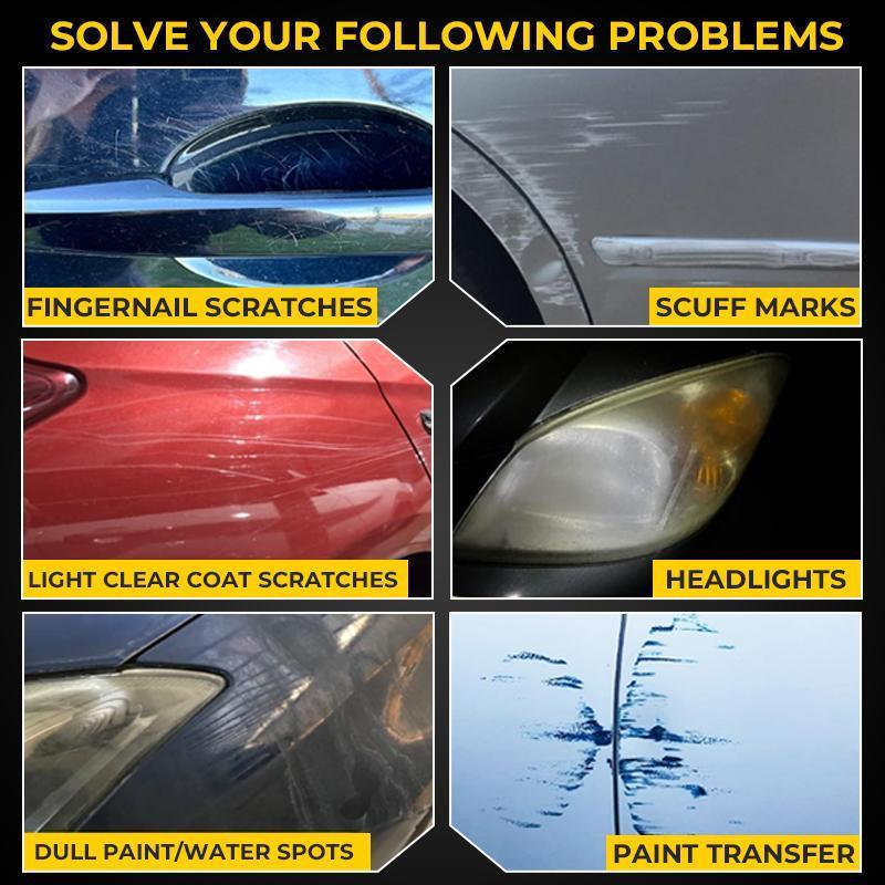 NUAN Car Scratch Repair Paste Kit – Instant Scratch Remover Wax for Car Paint, Erases Light Scratches & Scuffs, Restores Mirror Gloss, Easy DIY Repair with Sponge & Cloth NUAN Car Scratch Repair Paste Kit – Instant Scratch Remover Wax for Car Paint, Erases Light Scratches & Scuffs, Restores Mirror Gloss, Easy DIY Repair with Sponge & Cloth