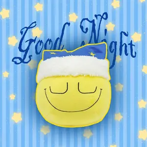 2026 hot item New Grace Dozing Plush Toy Blue Nightcap Stuffed Dolls Kawaii Game Plushie Soft Stuffed Pillow Kids Good Night Gifts