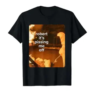 Marcus The Worm Robert Meme T-shirt for Men Women 100Cotton T Shirts Short Sleeve Tops Popular Fashion T-shirts Comfortablegood graphic tees