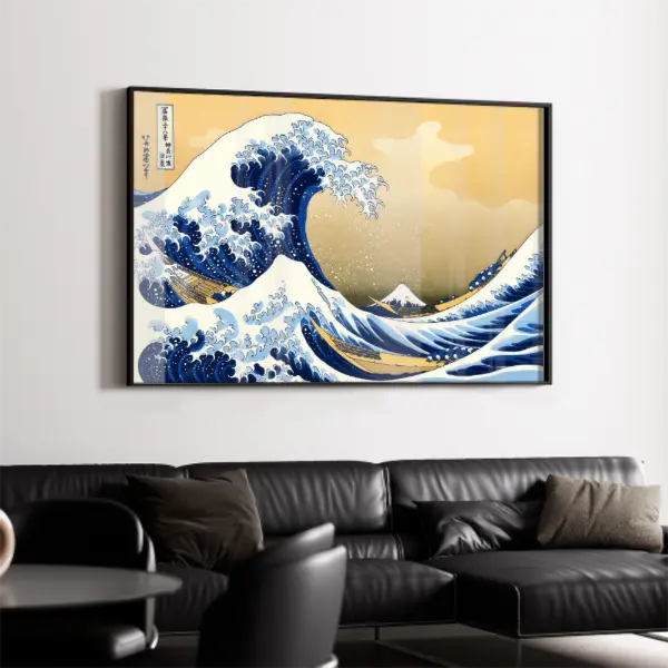The Great Wave of Kanagawa Ukiyoe Japanese Art  Vintage Wall Canvas Print Famous Painting Living Room Decoration Picture canvas wall art print home decor wall art modern wall art poster printed art canvas modern poster