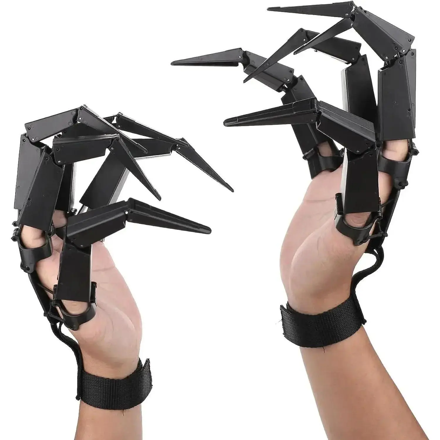 Halloween Articulated Fingers Fake Fingers Scary Skeleton Hand Cosplay Finger Glove Realistic Horror Ghost Claw Prop Party Decor
