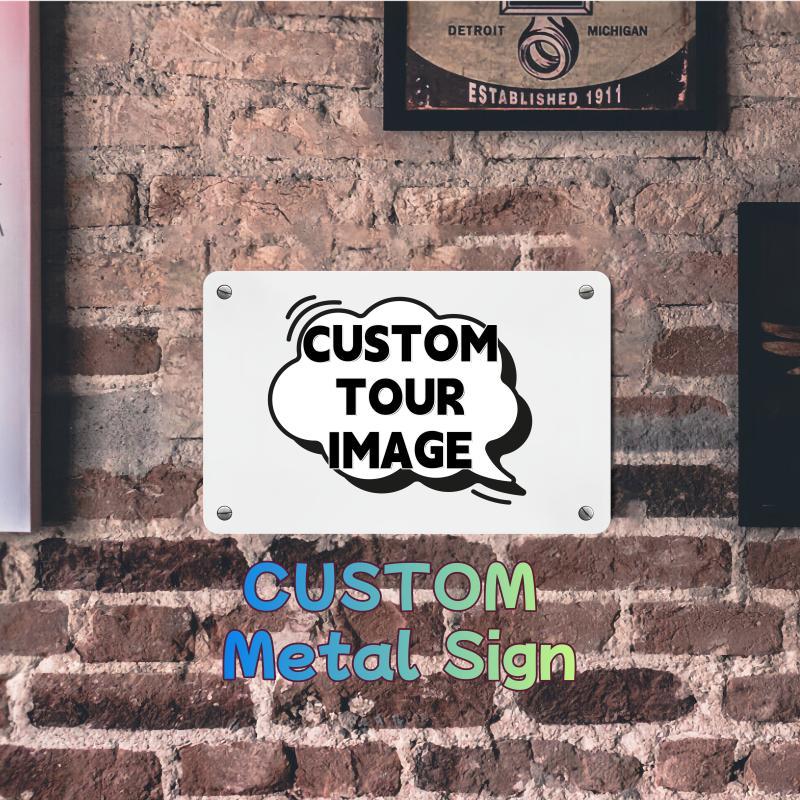 Custom Metal Sign, Personalized Photo , Custom Design Metal Sign for Garden Yard Dorm Room valentine's gift for bf mothersdaygift