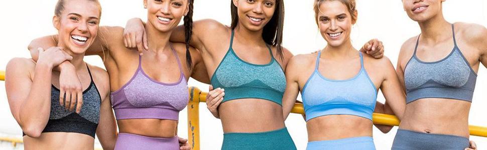 Women’s Workout Sets 2 Piece - Seamless Yoga Leggings and Cross-Strap Sports Bra Gym Outfits Activewear Matching Set