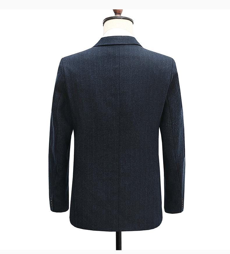 Men's Black Double-Breasted Slim Fit Blazer Peak Lapel Korean Style Casual Business Suit with Side Vents Men's Black Double-Breasted Slim Fit Blazer Peak Lapel Korean Style Casual Business Suit with Side Vents