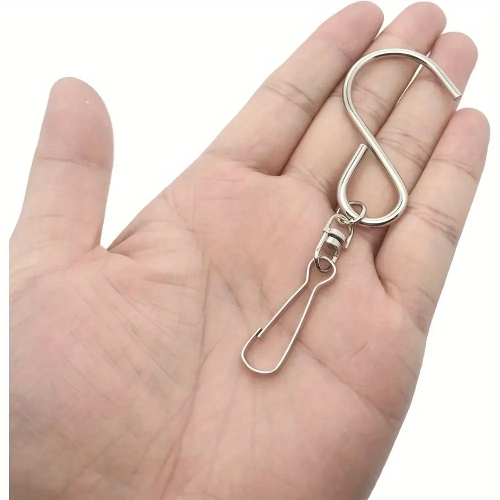 Set of 24 Rotating Hooks, Ideal for Hanging Wind Chimes, Crystal Twisters, Outdoor Party Decorations, Perfect for Festive Settings