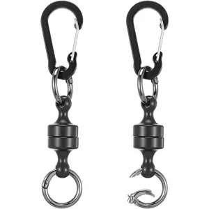 Quick Release Keyring, Detachable    Quick Release  Fly Fishing for Travel Outdoors(2)
