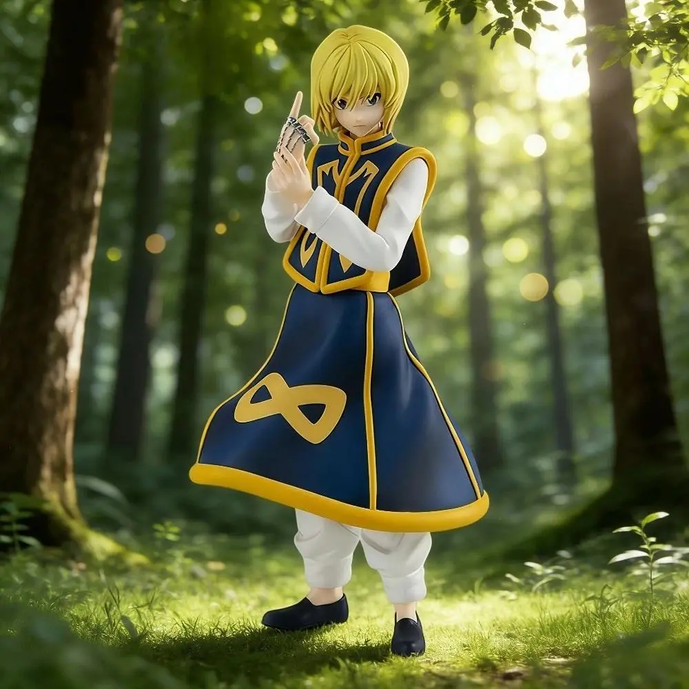 7.09in/18cm Anime Figure Kurapika Action Figures PVC Statue Model Collection Toys Gifts