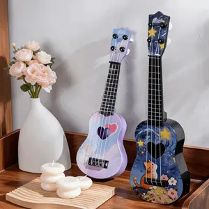 16.5 Inch Kids Fun Ukulele Toy Guitar - Good for Beginners and Educational, toy for kids, viral toy, novelty play toy, kidult fidget toy, birthday gift toy, safe play toy, indoor outdoor toy, travel mini toy, satisfying sensory toy, holiday party gift toy