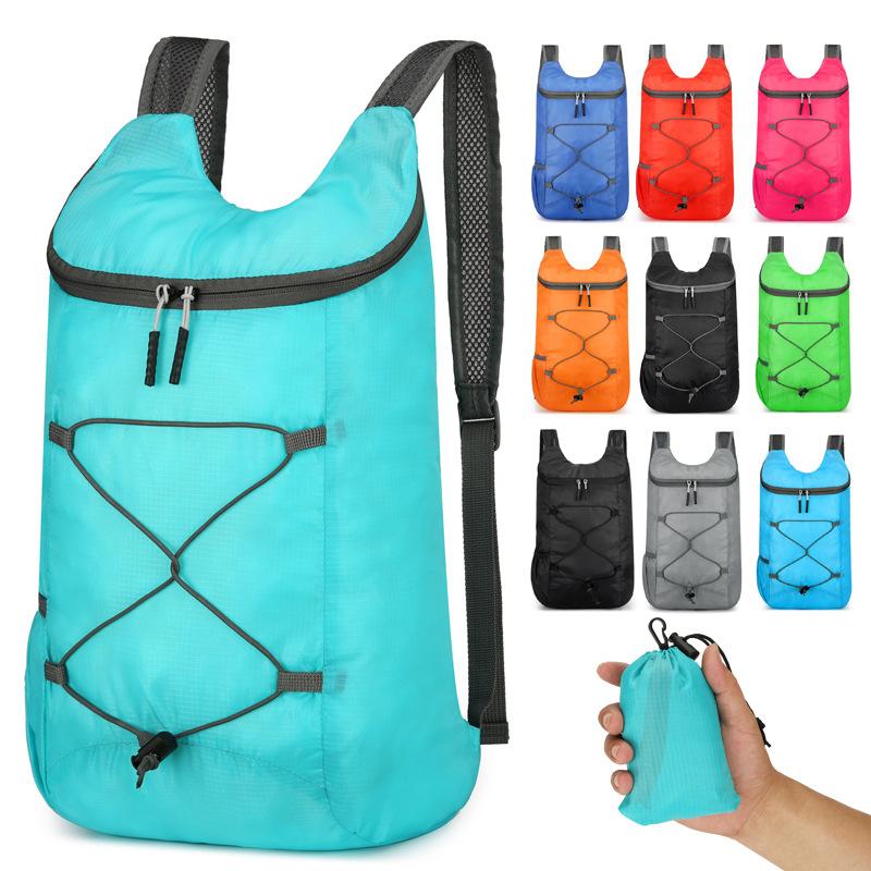 New Outdoor Folding Bag Ultra Light Portable Foldable Travel Bag Fitness Sports Backpack Gift Backpack