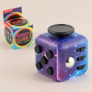 Novel Magic Dice Toy, Anxiety Sensory Toy, Fidget Cube, Fidget Stress Relief, Focus Relaxation, Office Classroom Home Travel Gift for Kids Adults