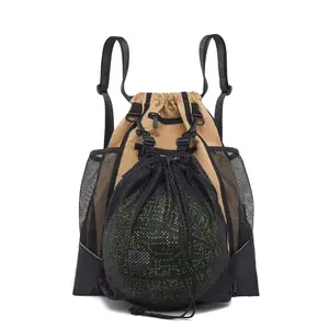 Sports Backpack with Hidden Ball Net – Basketball Soccer Gym Bag Portable & Durable