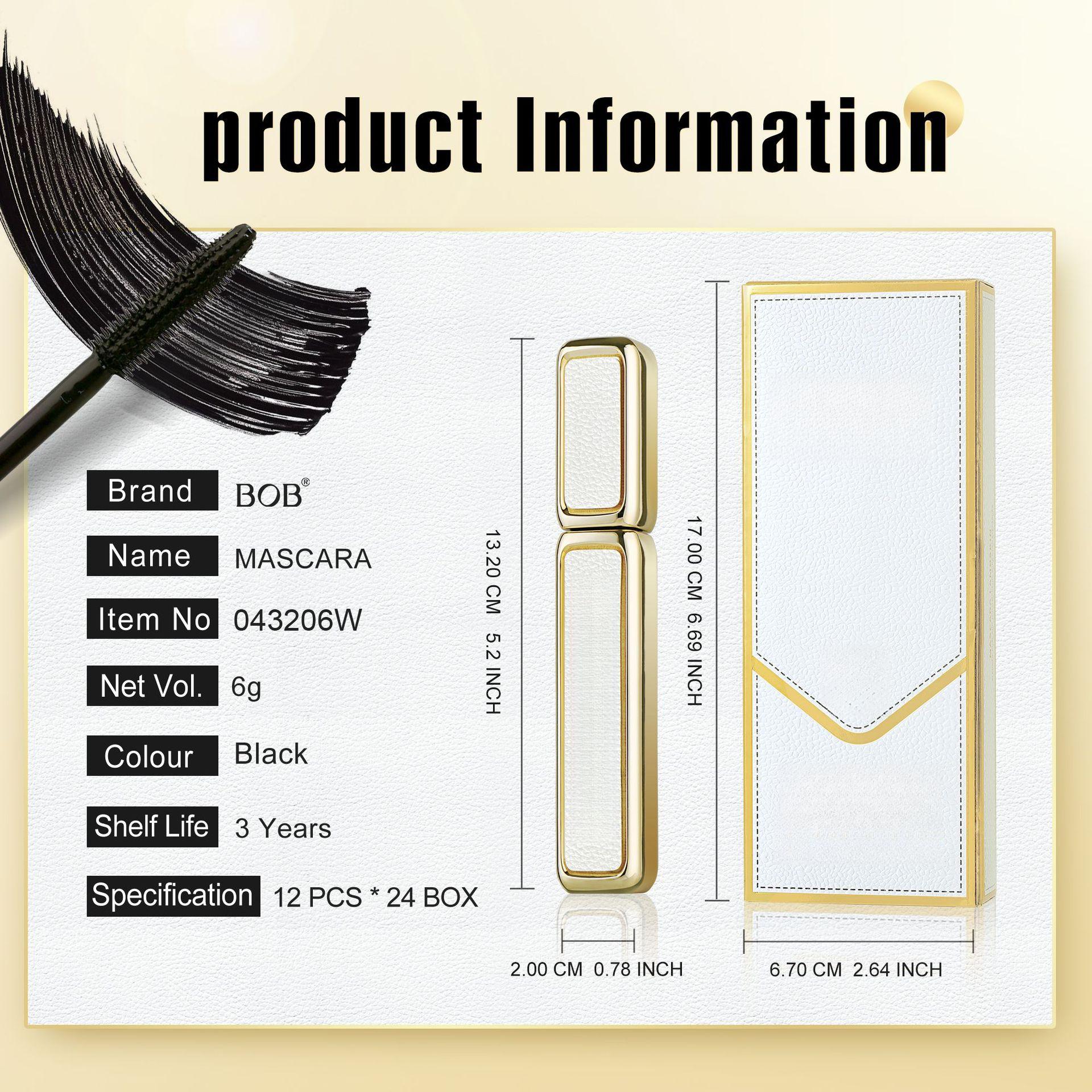 Lambskin Gold Mascara - Waterproof, Smudge-proof, Lengthening, Volumizing, Curling Eyelash Primer
