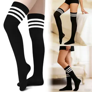 Thigh High Socks - Over-the-Knee Socks - High Elastic Super Cozy & Comfy, Knee Stockings for Women,