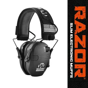 Active Headset Headphones for Gun Range Shooting, Hunting Electronic Hearing Protection, Noise Reduction Earmuff, Ear Protect Safety Equipment, Eardefenders